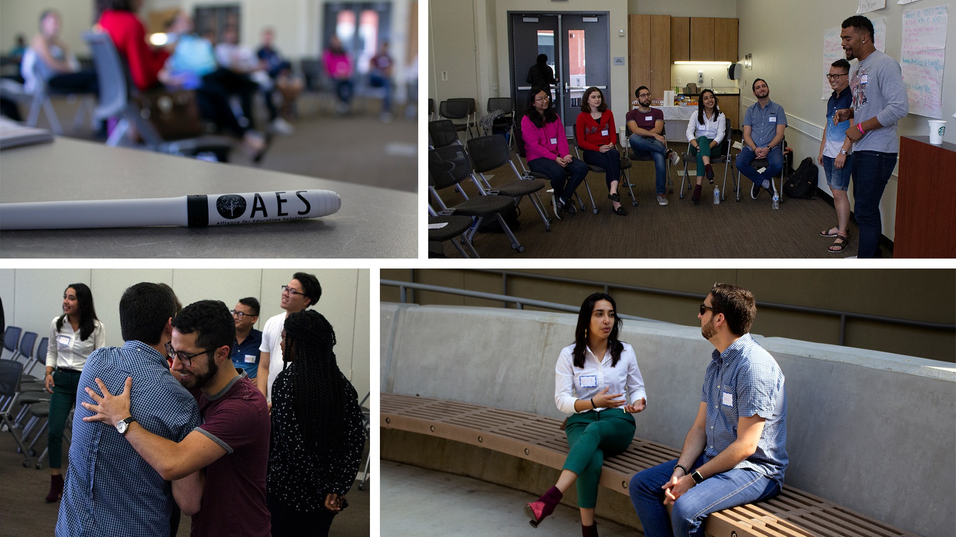 Collage of DLA peer mentors and advisory board.